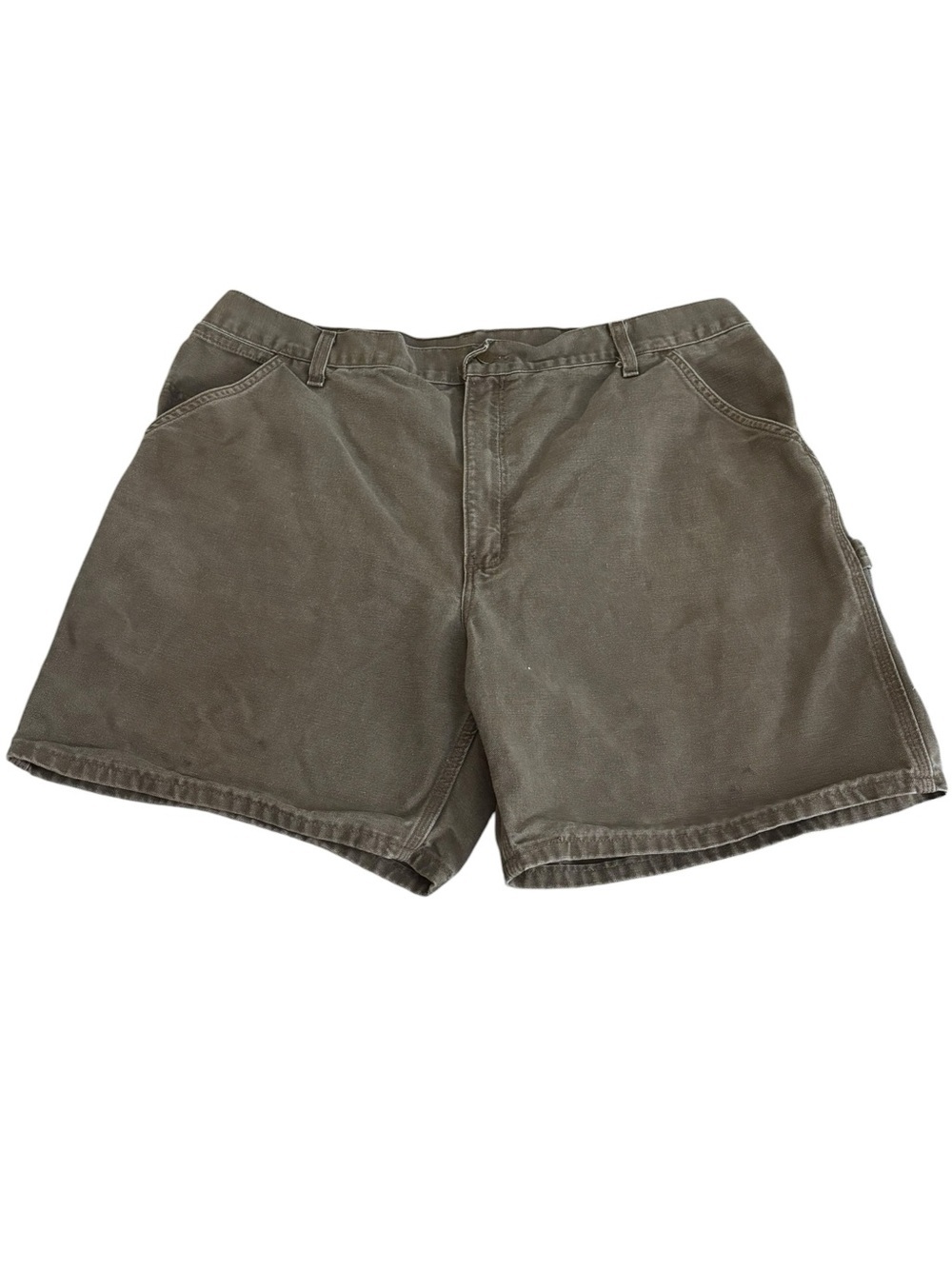 Vintage Y2K Carhartt B25 TMB Faded Brown Work Wear Men's Carpenter Shorts | 40